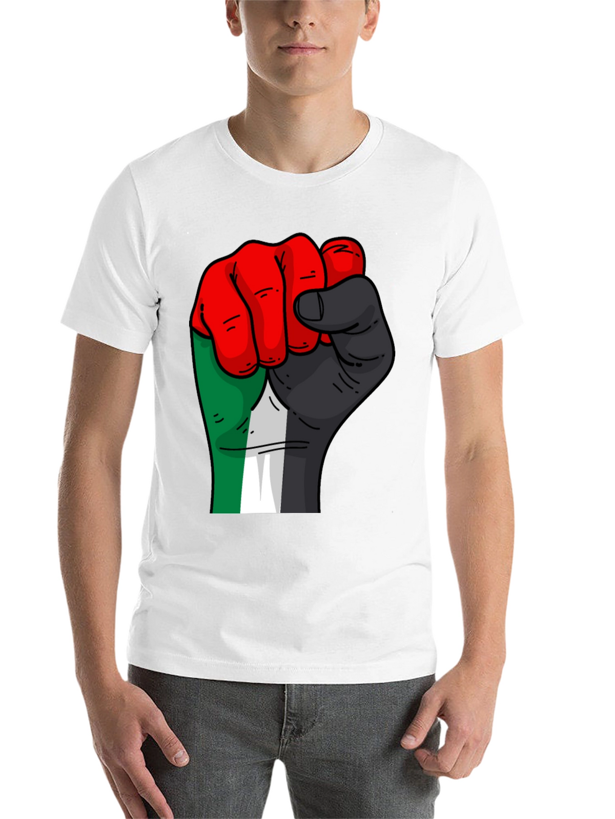 Pan-African Fist T-Shirt - Black Unity Pride Tee