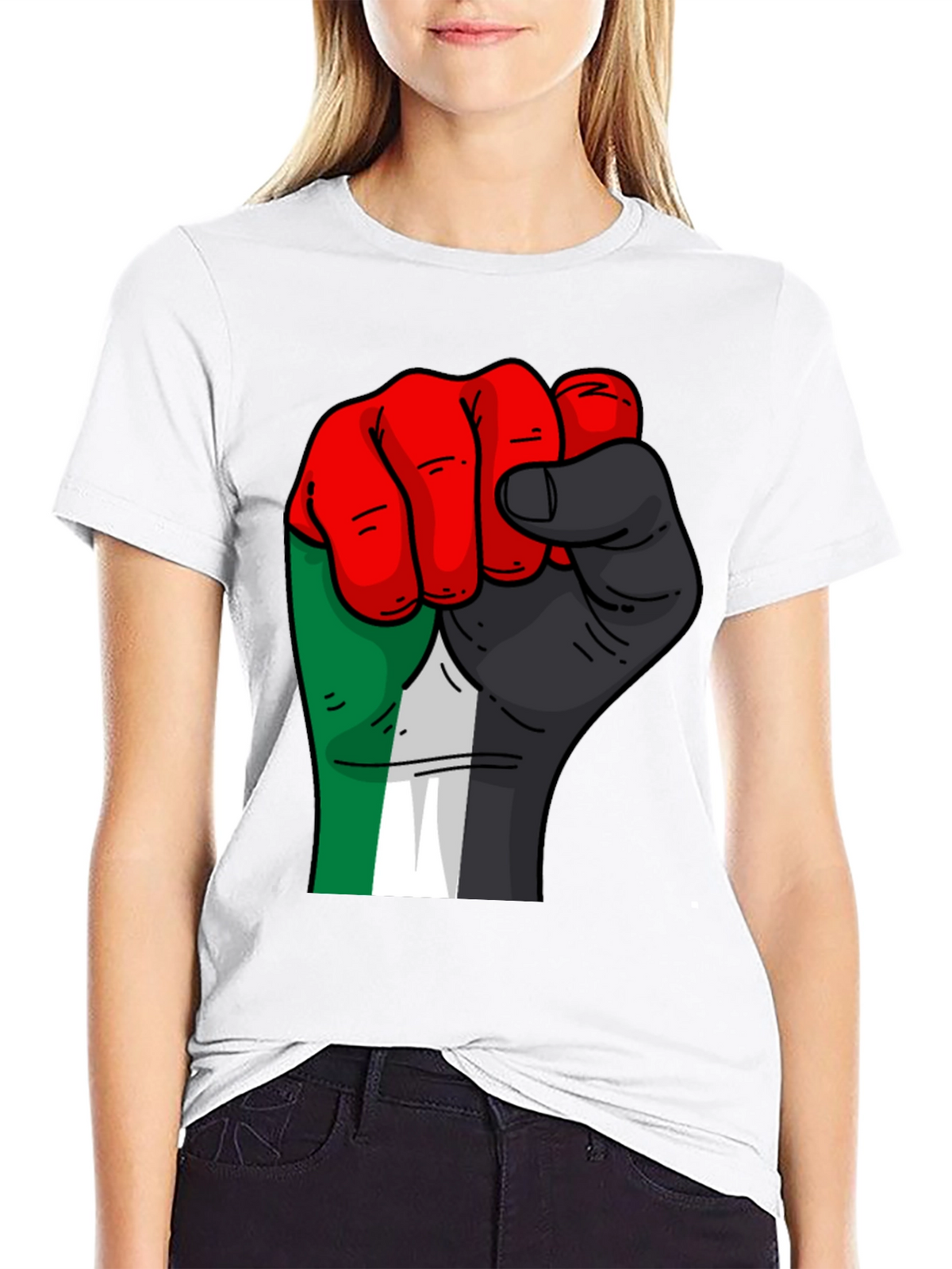 Pan-African Fist T-Shirt - Black Unity Pride Tee