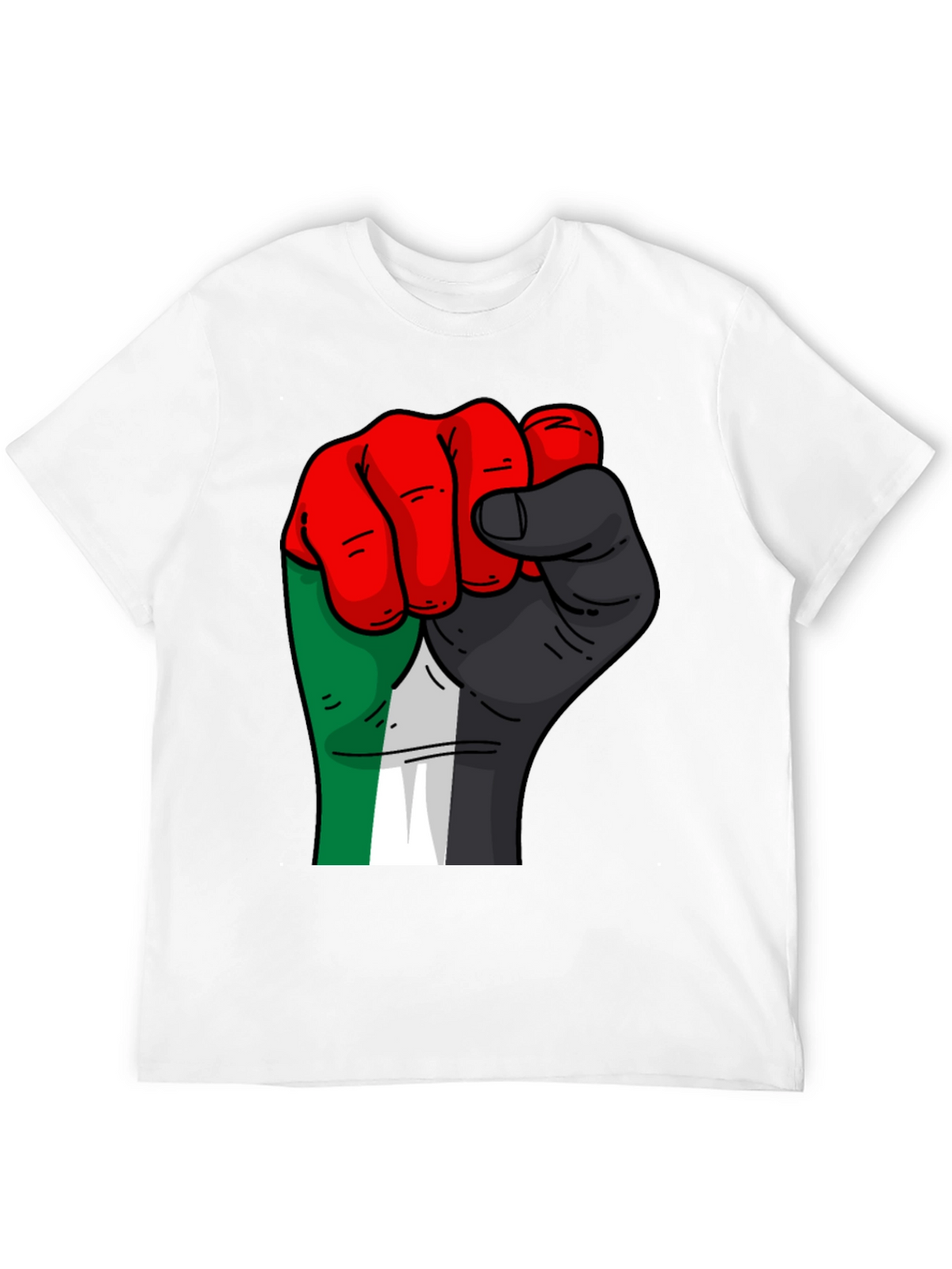Pan-African Fist T-Shirt - Black Unity Pride Tee