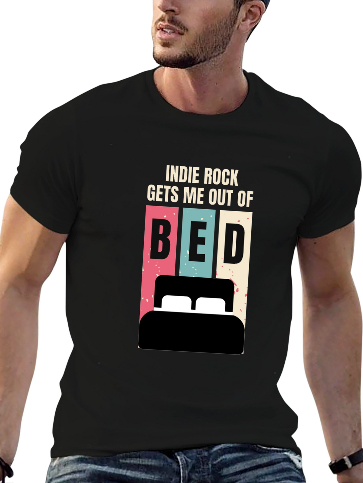 Indie Rock Gets Me Out of Bed T-Shirt