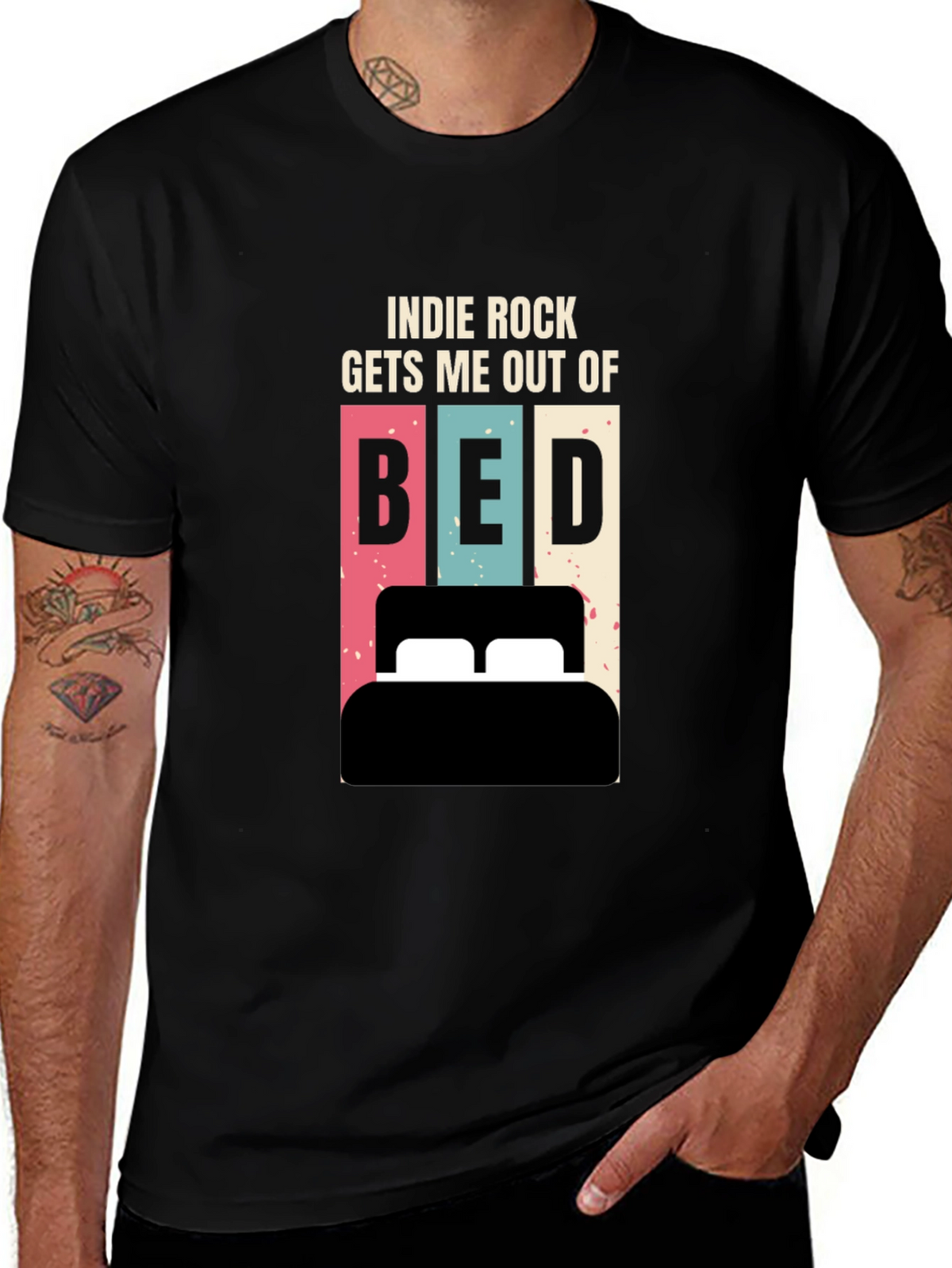 Indie Rock Gets Me Out of Bed T-Shirt
