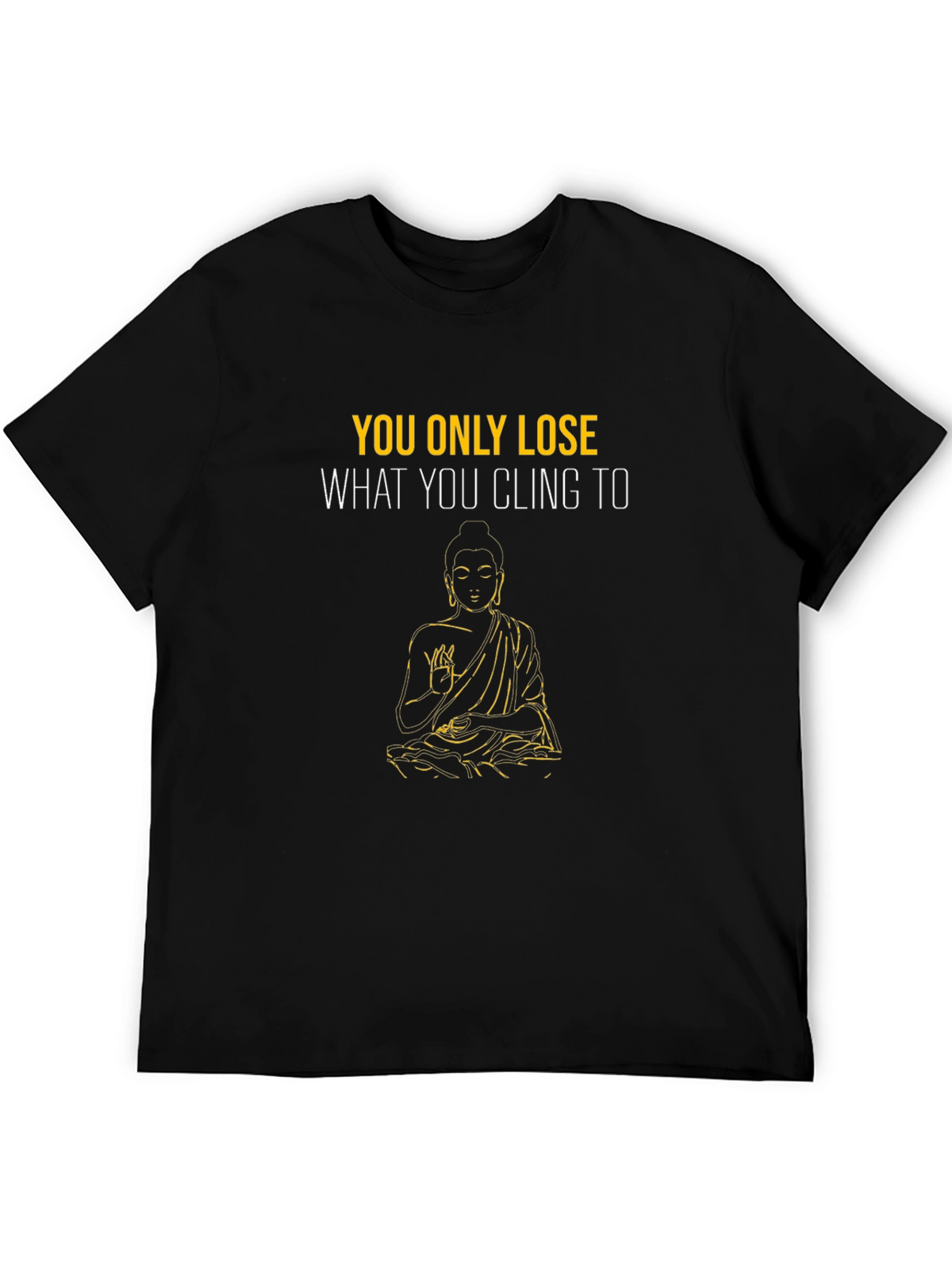 Buddha Quote Black T-Shirt