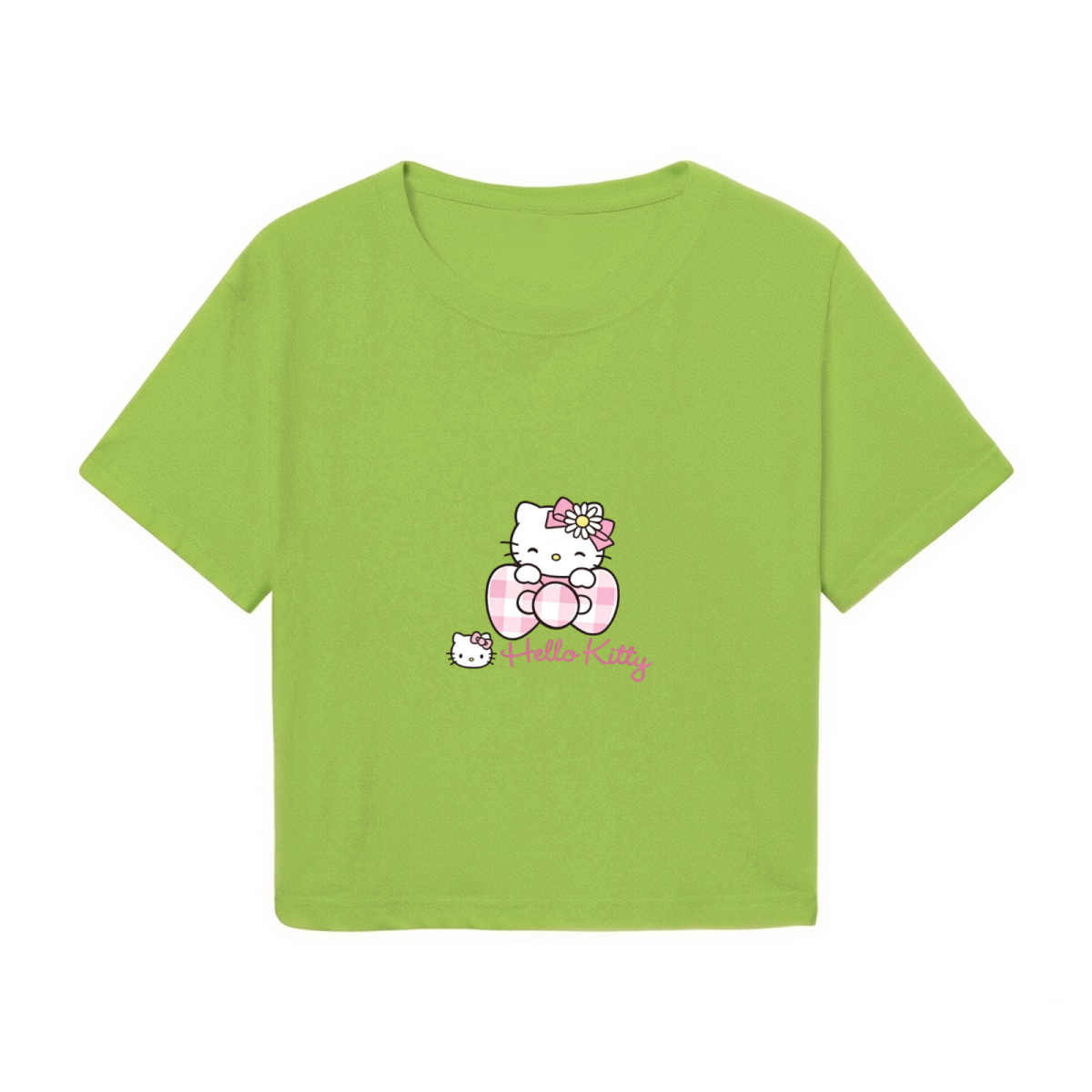 Sassy Stitch ¡°Give Me Space¡± Hot Pink Crop Top