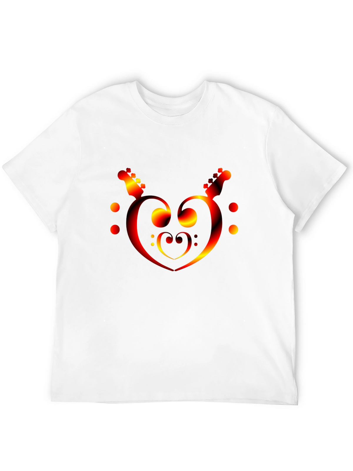 Musical Heartbeat T-Shirt - Black