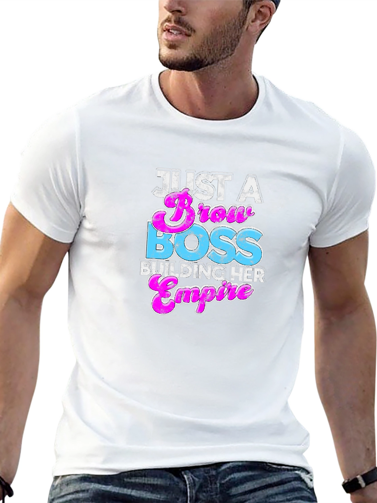Just A Brow Boss Building Her Empire T-Shirt