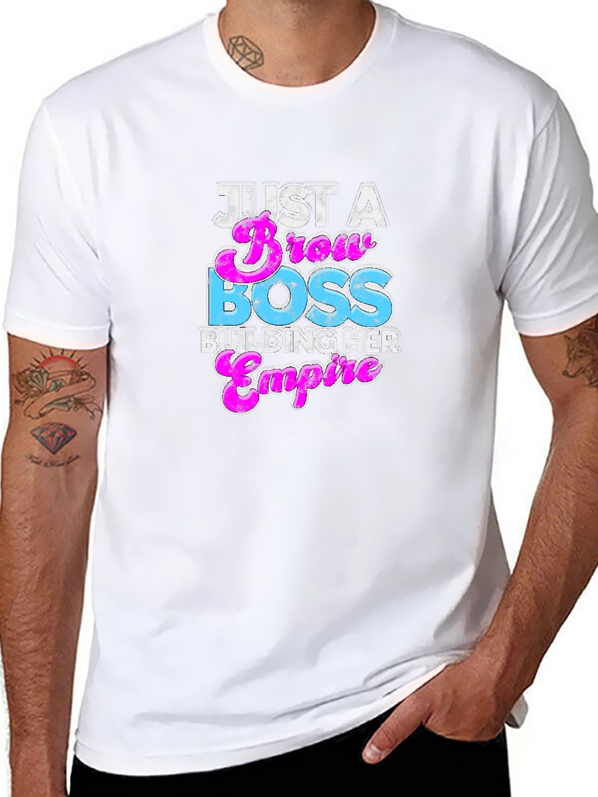 Just A Brow Boss Building Her Empire T-Shirt