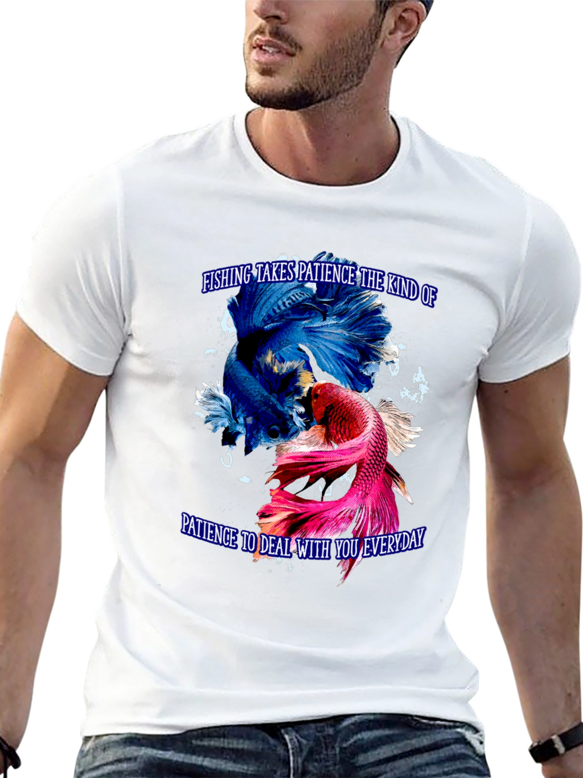 Fishing Patience Graphic Tee