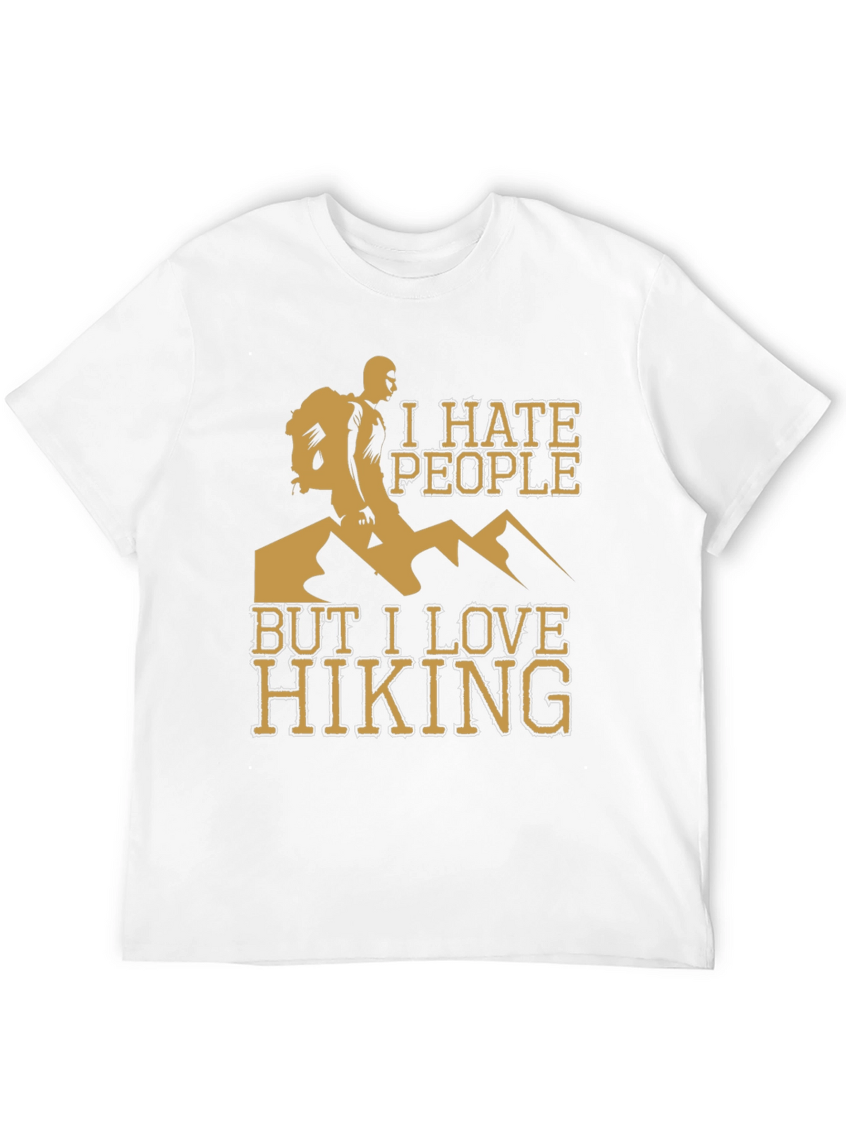 I Hate People But I Love Hiking T-Shirt