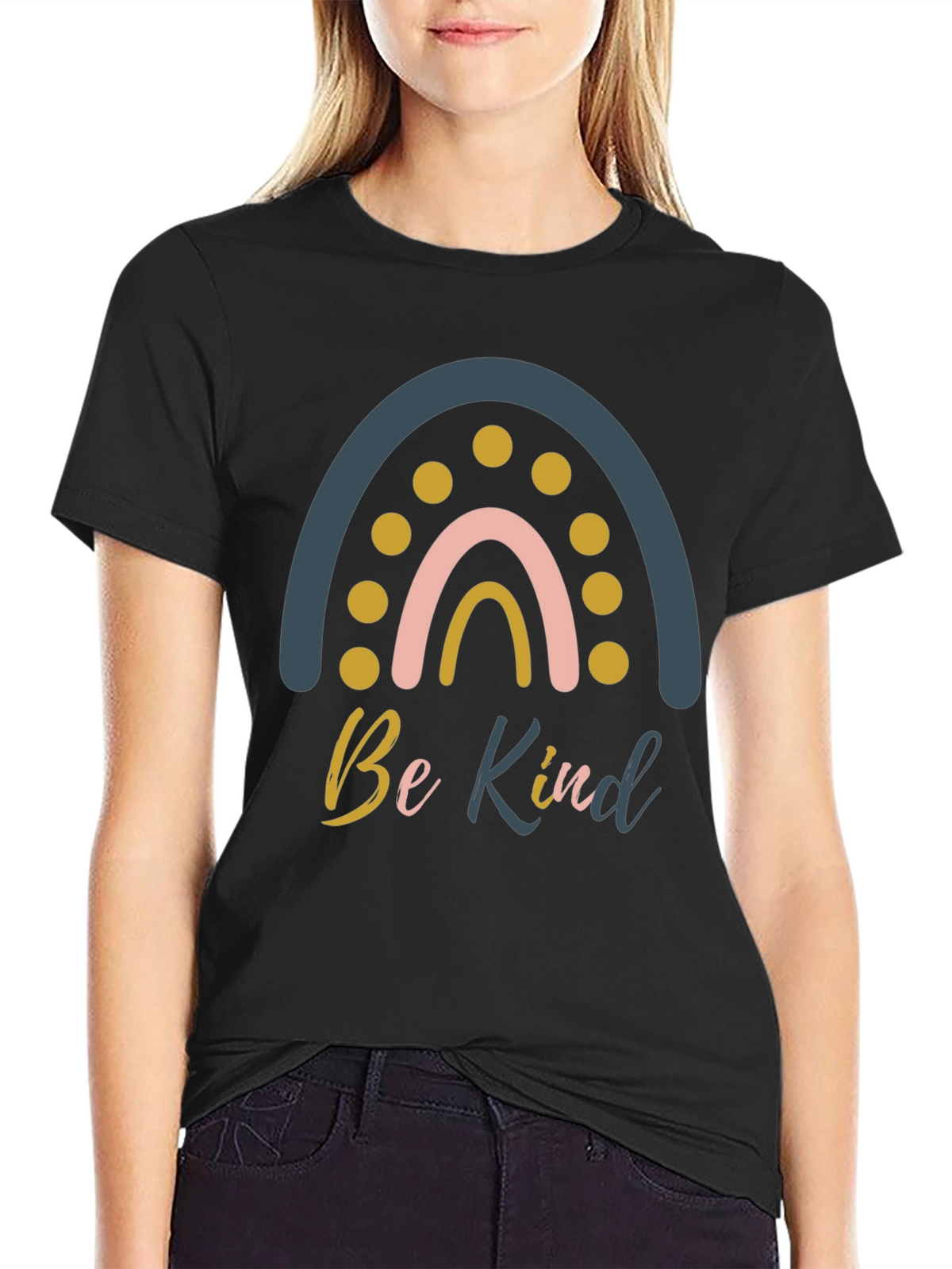 Be Kind Rainbow Graphic Tee