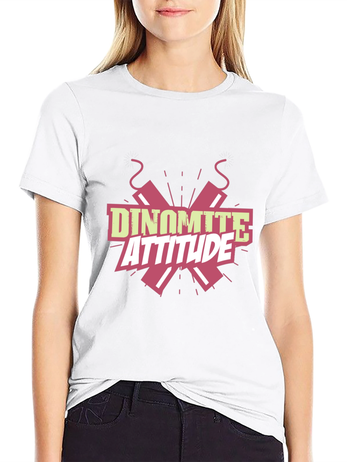 Dinomite Attitude Graphic Tee - Black