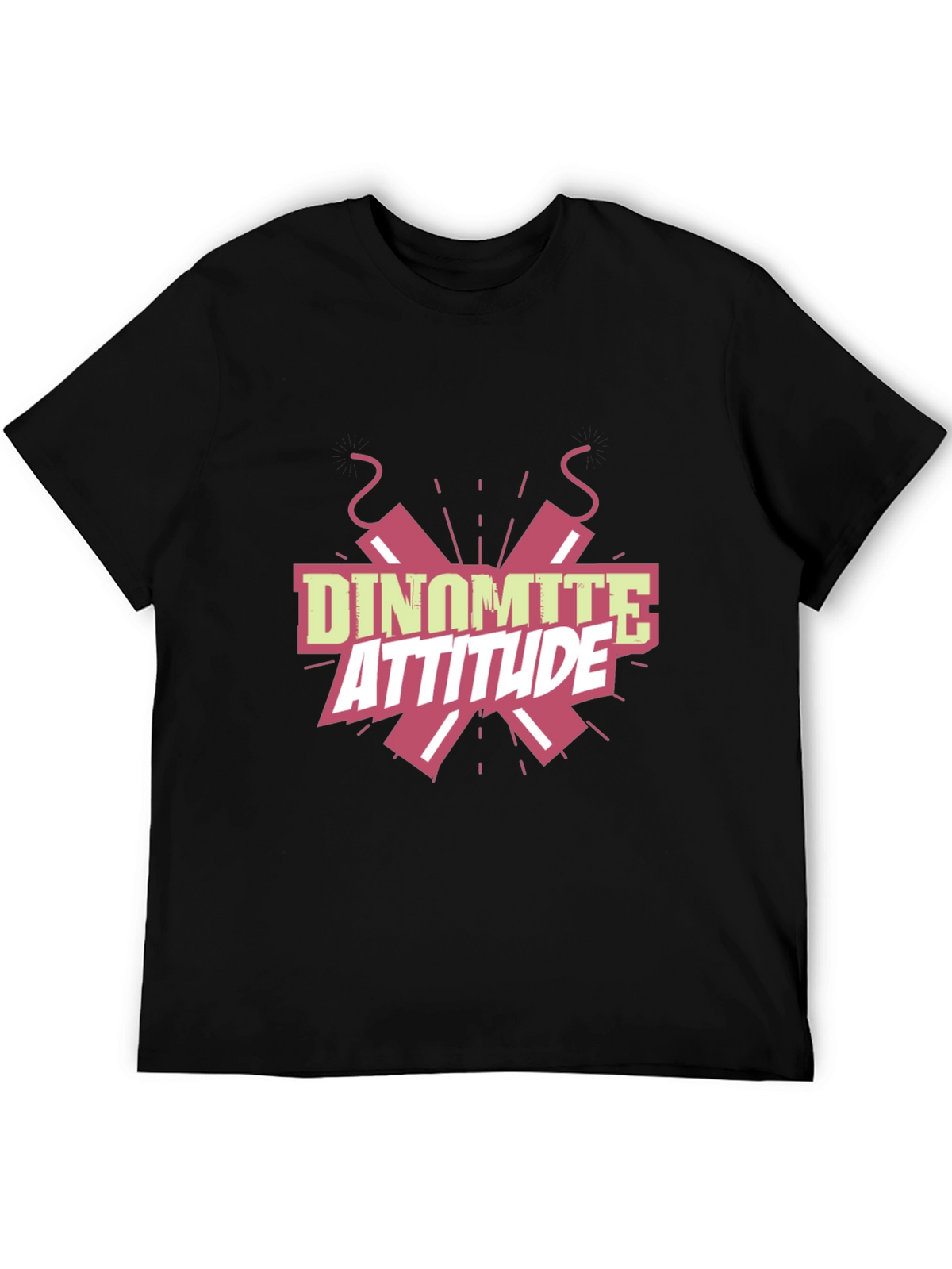 Dinomite Attitude Graphic Tee - Black