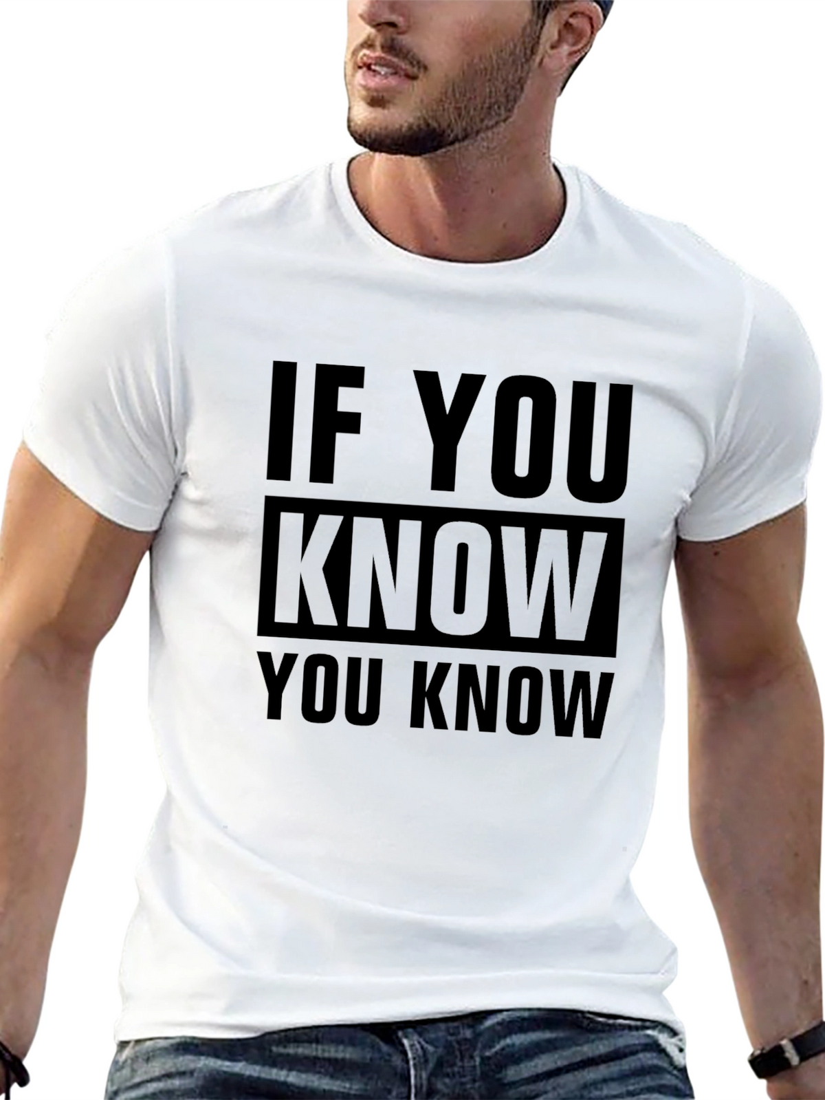 If You Know You Know Black T-Shirt