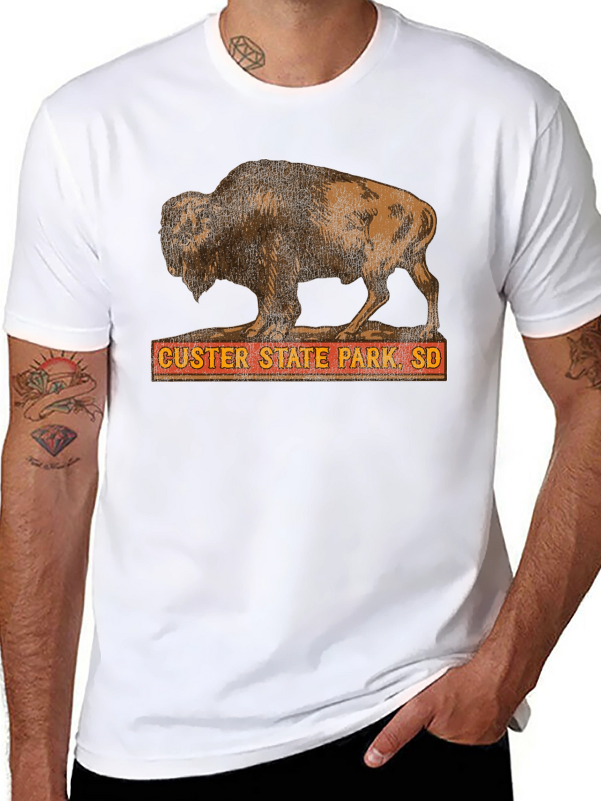 Custer State Park Buffalo Graphic Tee