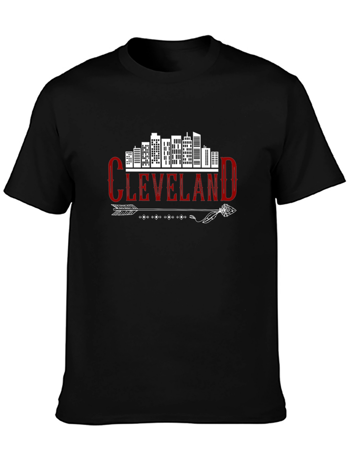 Cleveland Skyline Arrow Graphic Tee - Urban Style Shirt