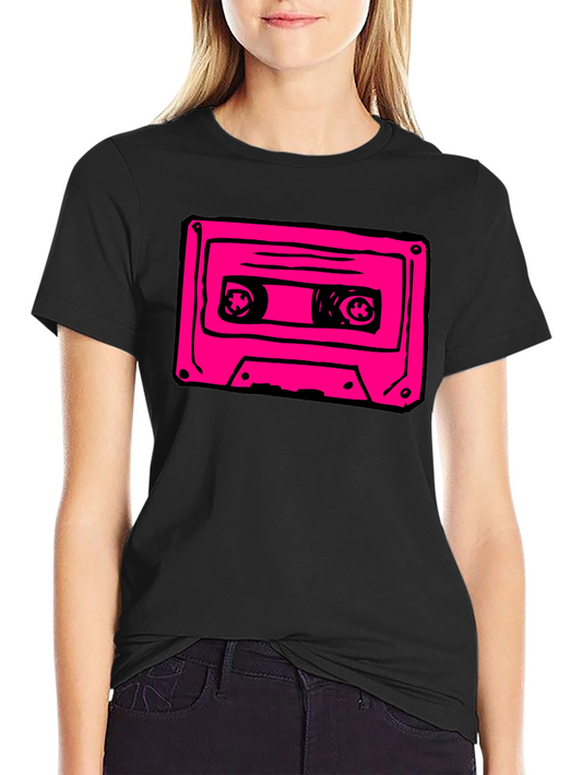 Retro Cassette Tape Graphic T-Shirt