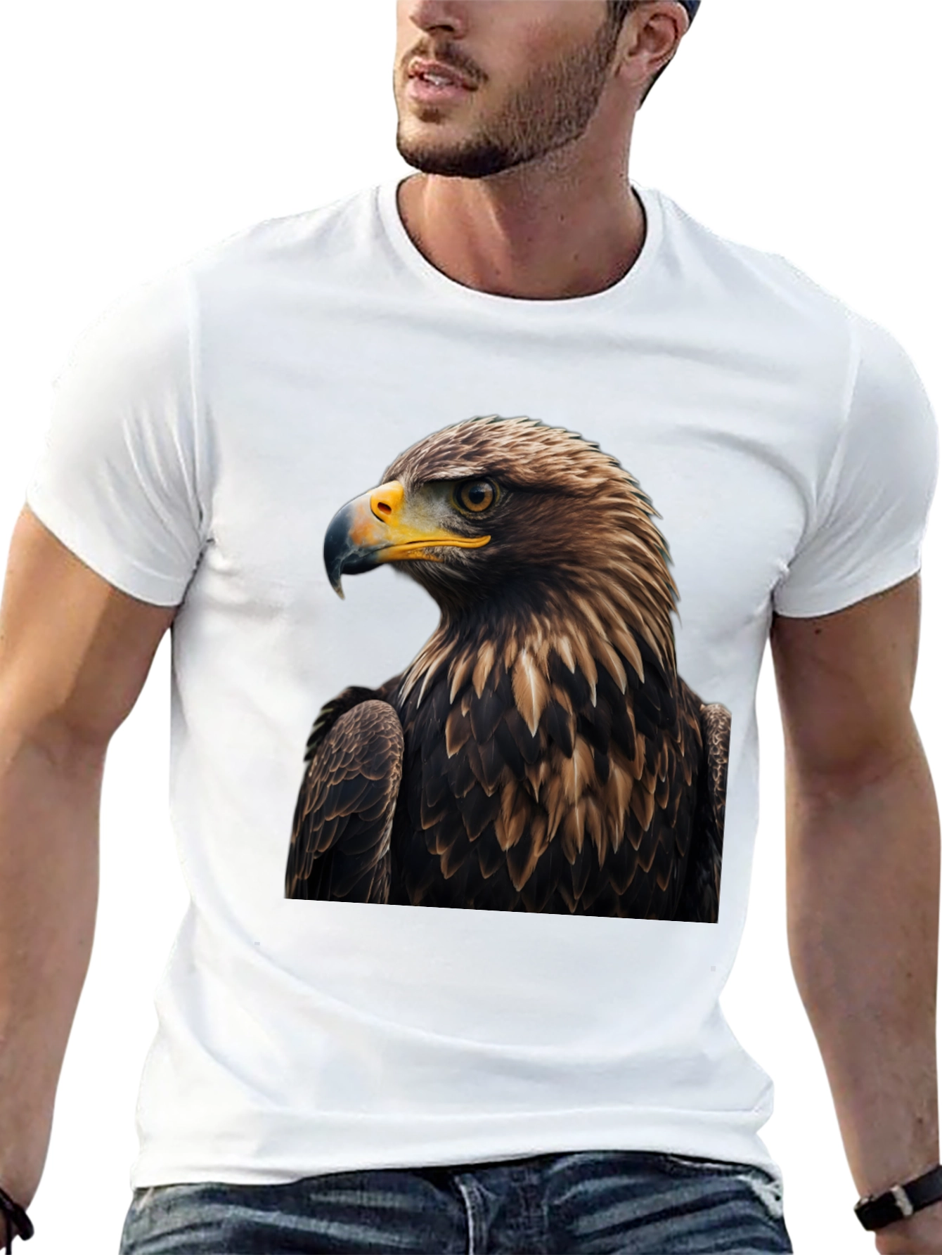 Eagle Graphic Tee - Majestic Bird Design