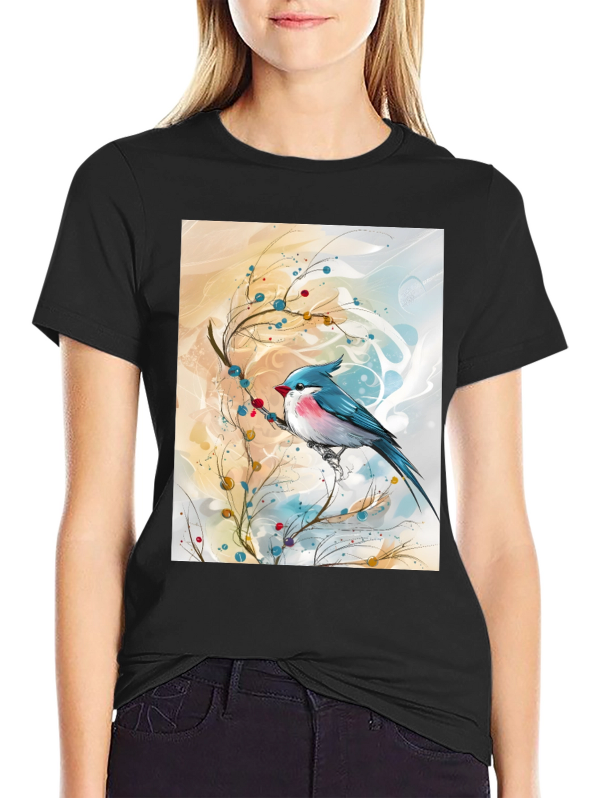 Blue Bird Art T-Shirt