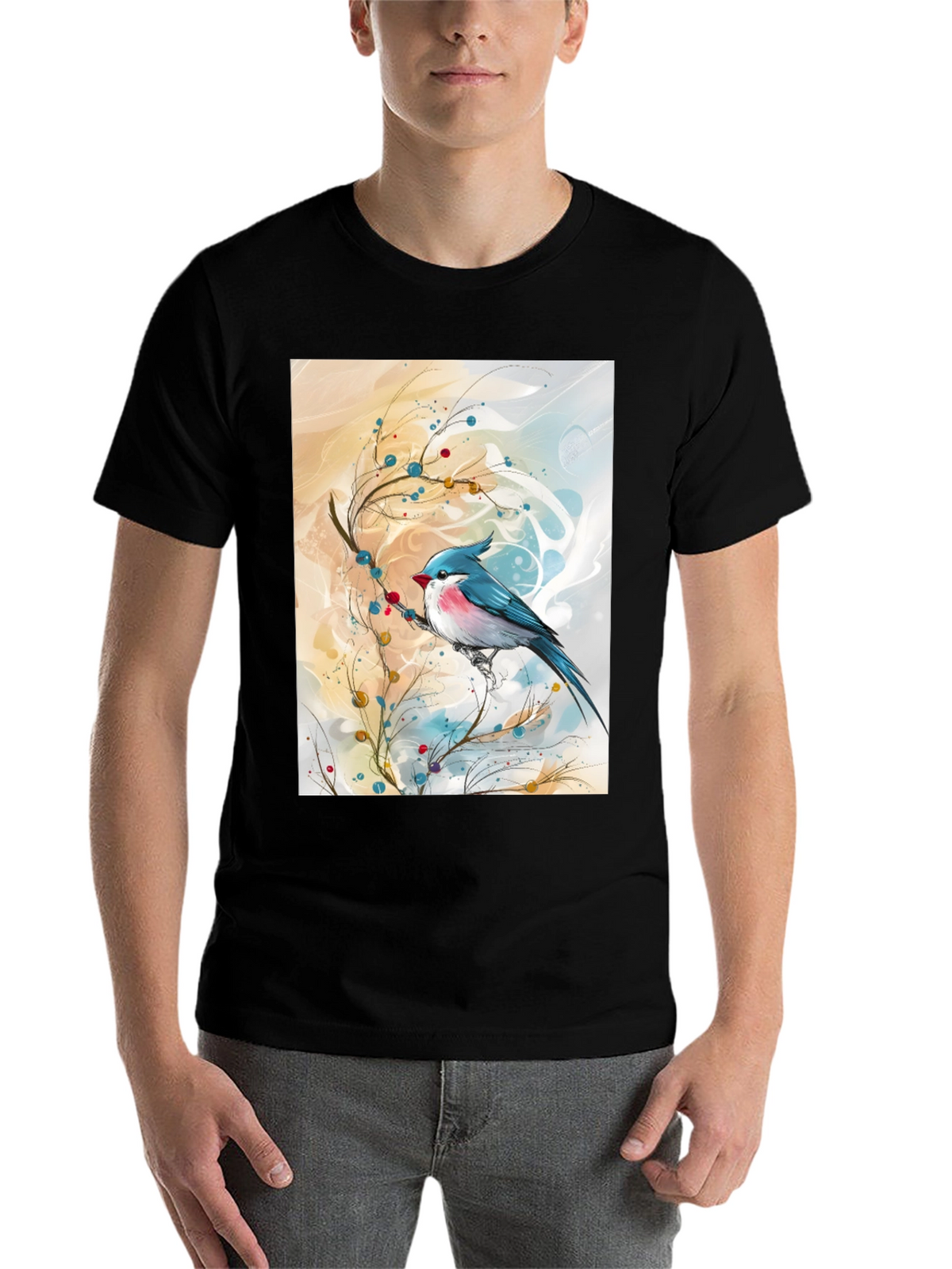 Blue Bird Art T-Shirt
