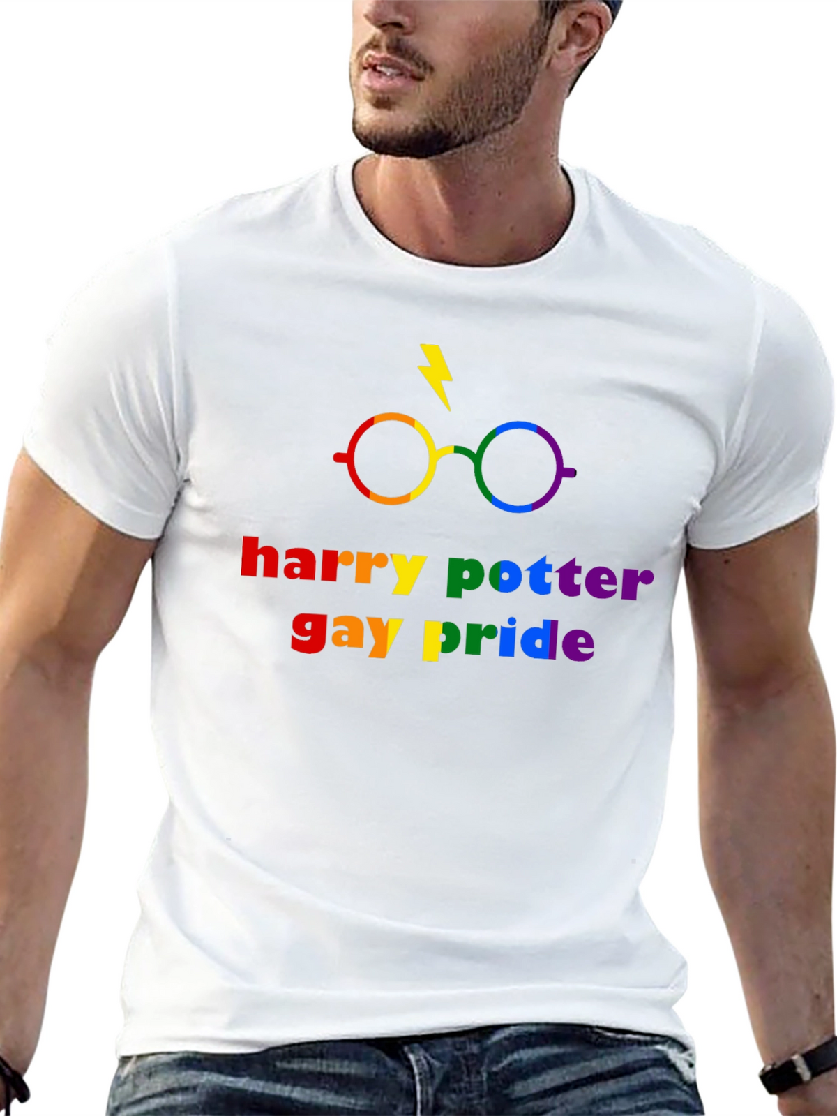 Harry Potter Gay Pride Rainbow T-Shirt