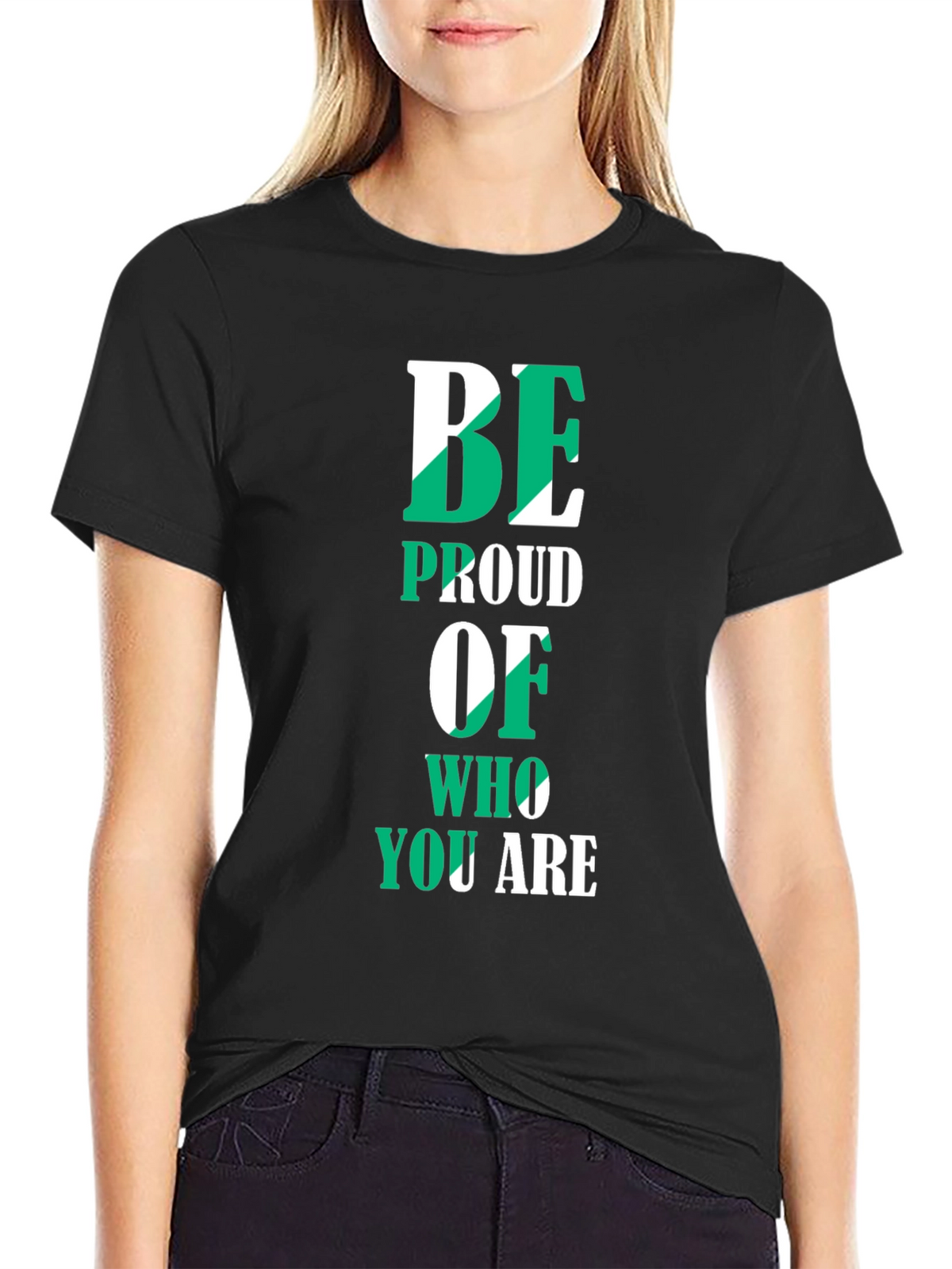 Be Proud Nigeria T-Shirt - Black Pride