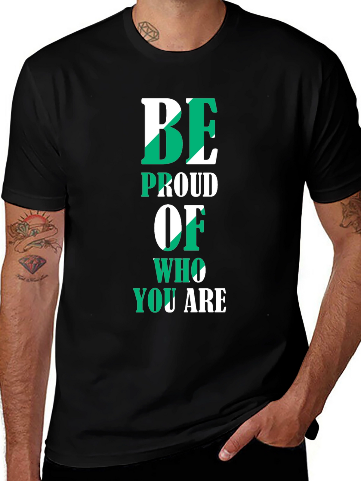 Be Proud Nigeria T-Shirt - Black Pride