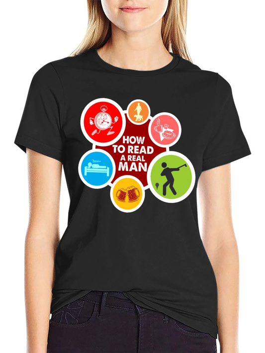 How To Read A Real Man Graphic Tee