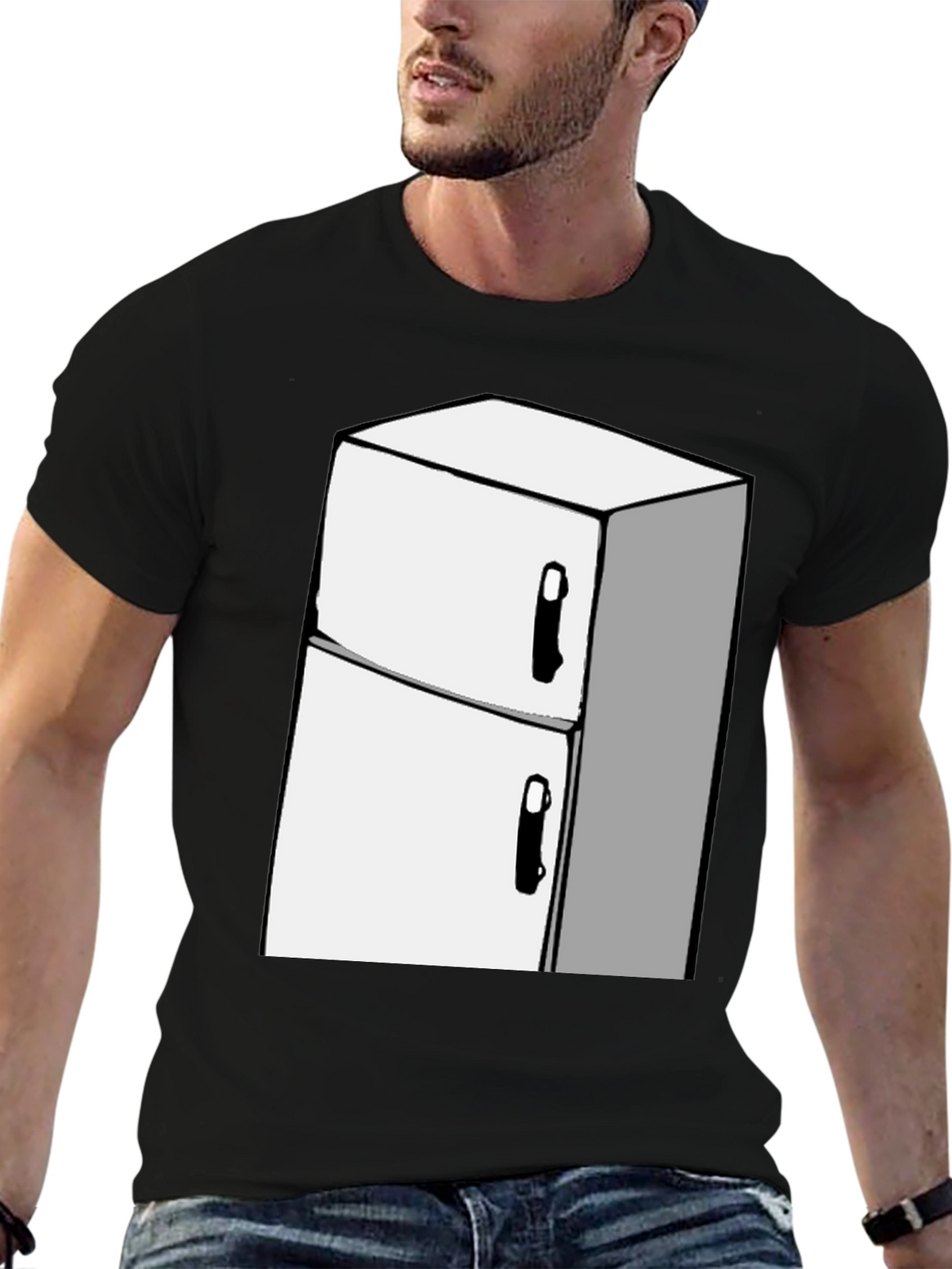 Cool Refrigerator Graphic T-Shirt