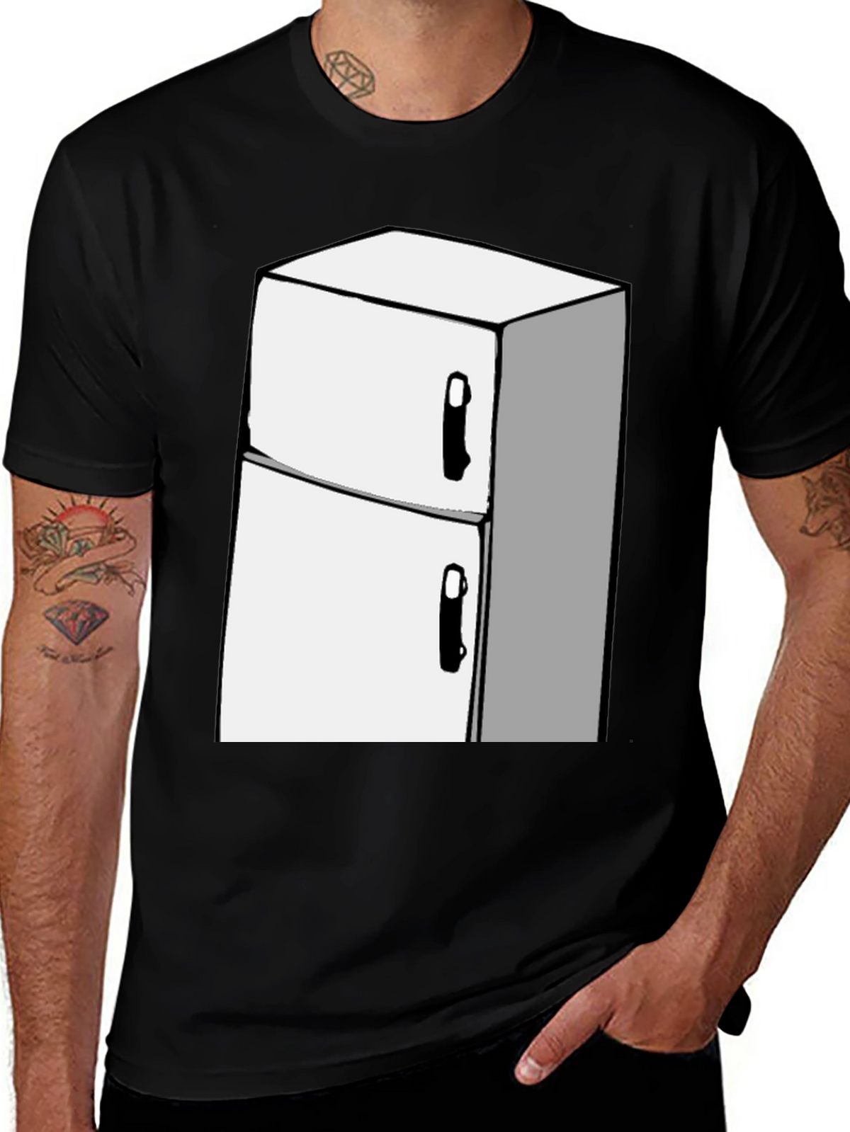 Cool Refrigerator Graphic T-Shirt