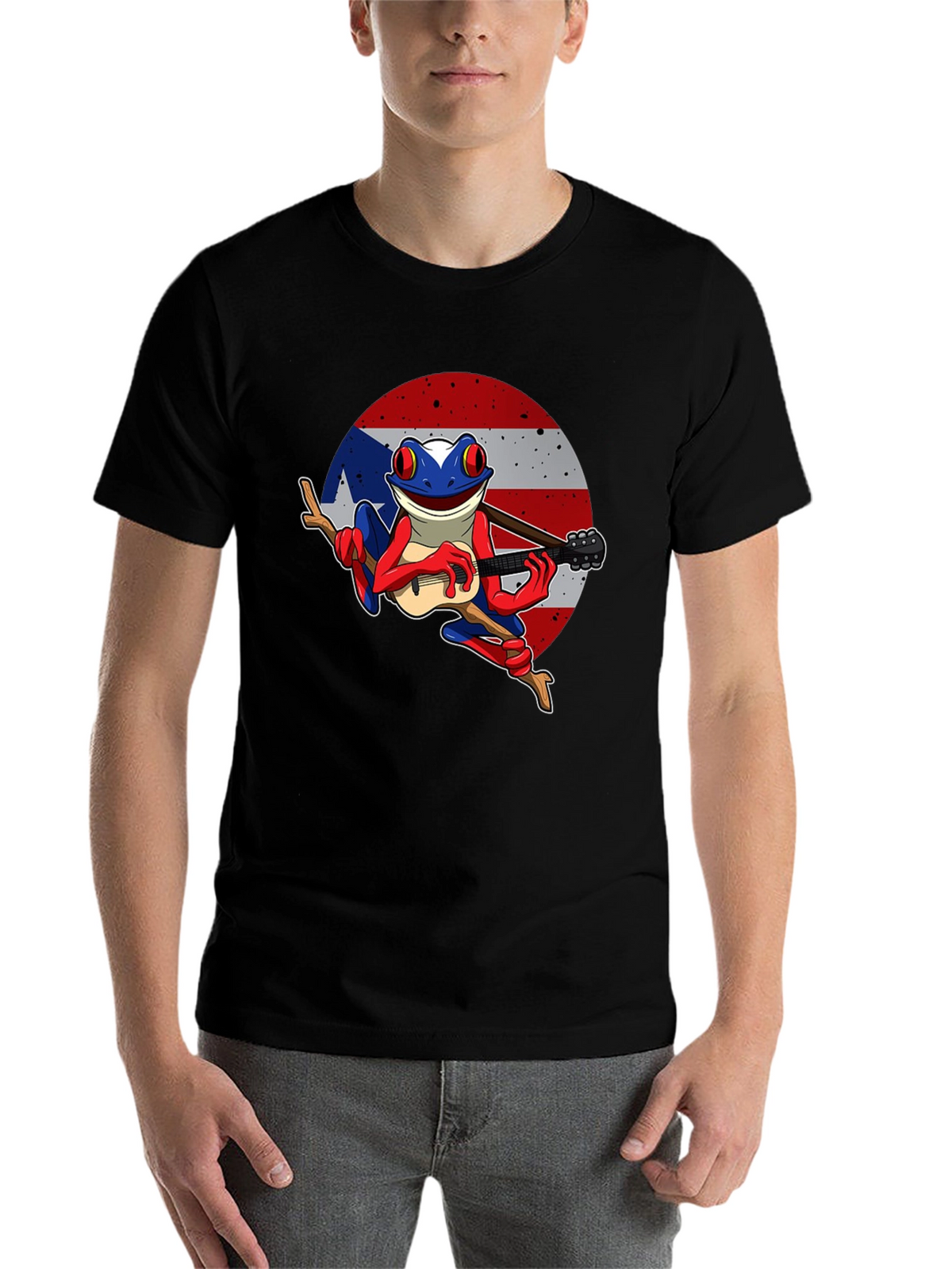 Puerto Rico Flag Coqui Frog T-Shirt