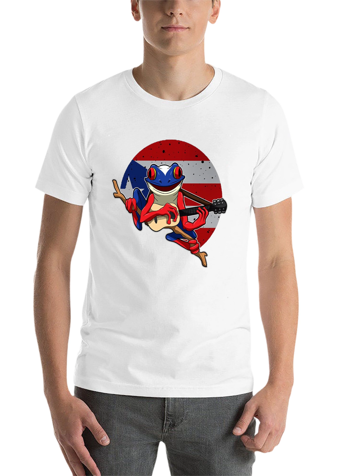 Puerto Rico Flag Coqui Frog T-Shirt