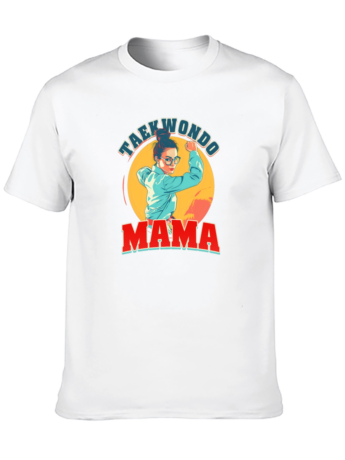 Taekwondo Mama Graphic T-Shirt - Black