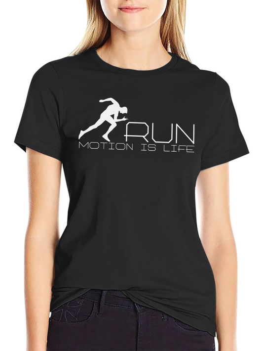Motion is Life Black T-Shirt