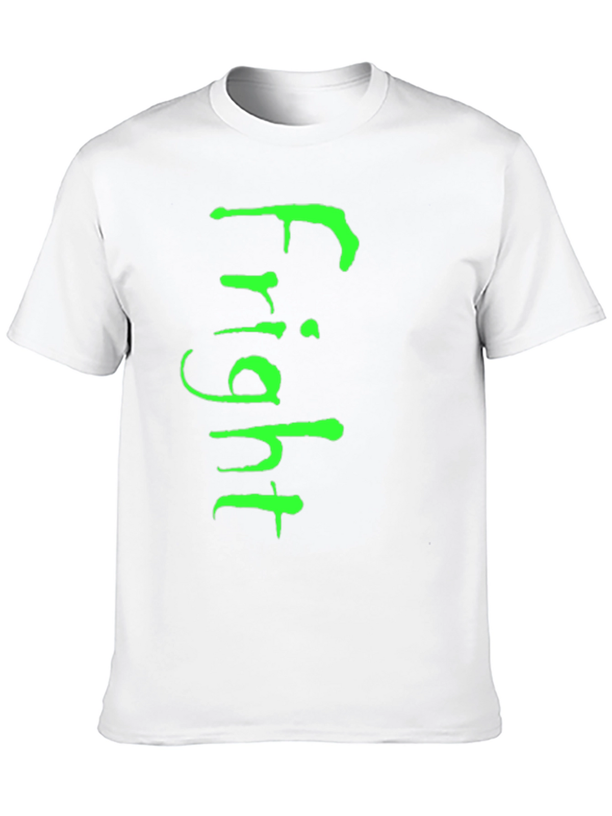 Fright T-Shirt - Green Graphic on Black Tee