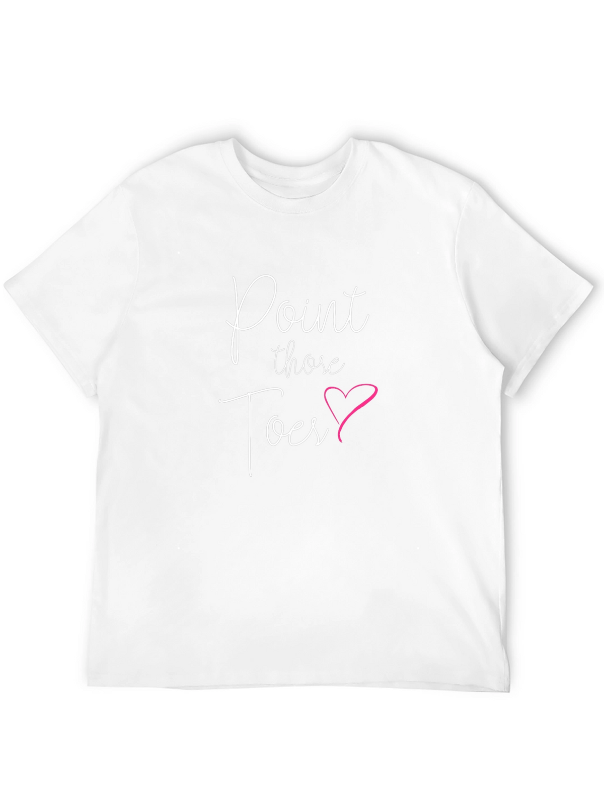 Point Those Toes Graphic Tee - Black Cotton T-Shirt