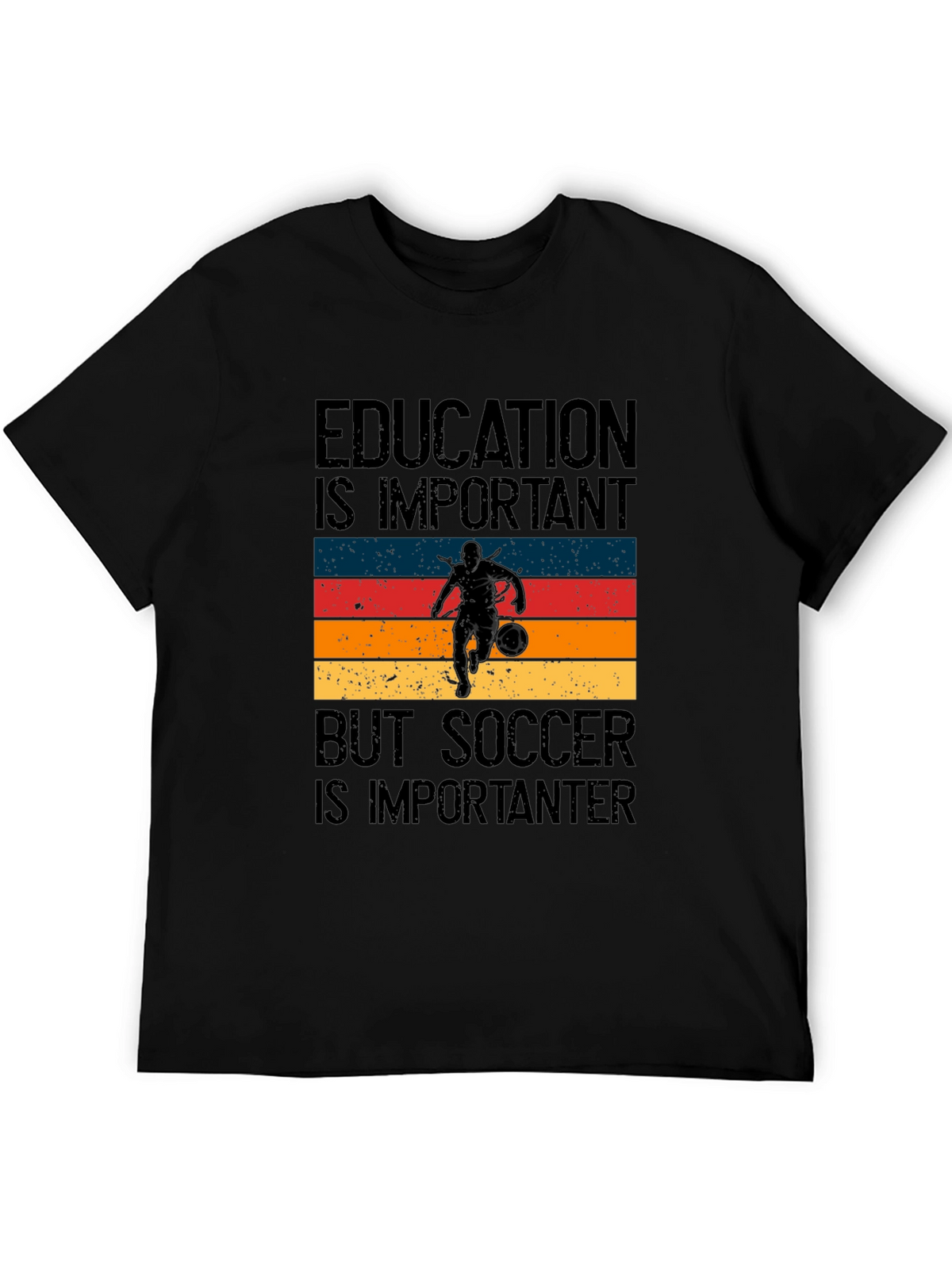 Education vs Soccer Graphic Tee