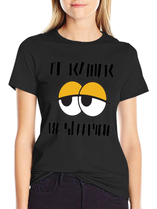 Id Rather Be Sleeping Graphic T-Shirt