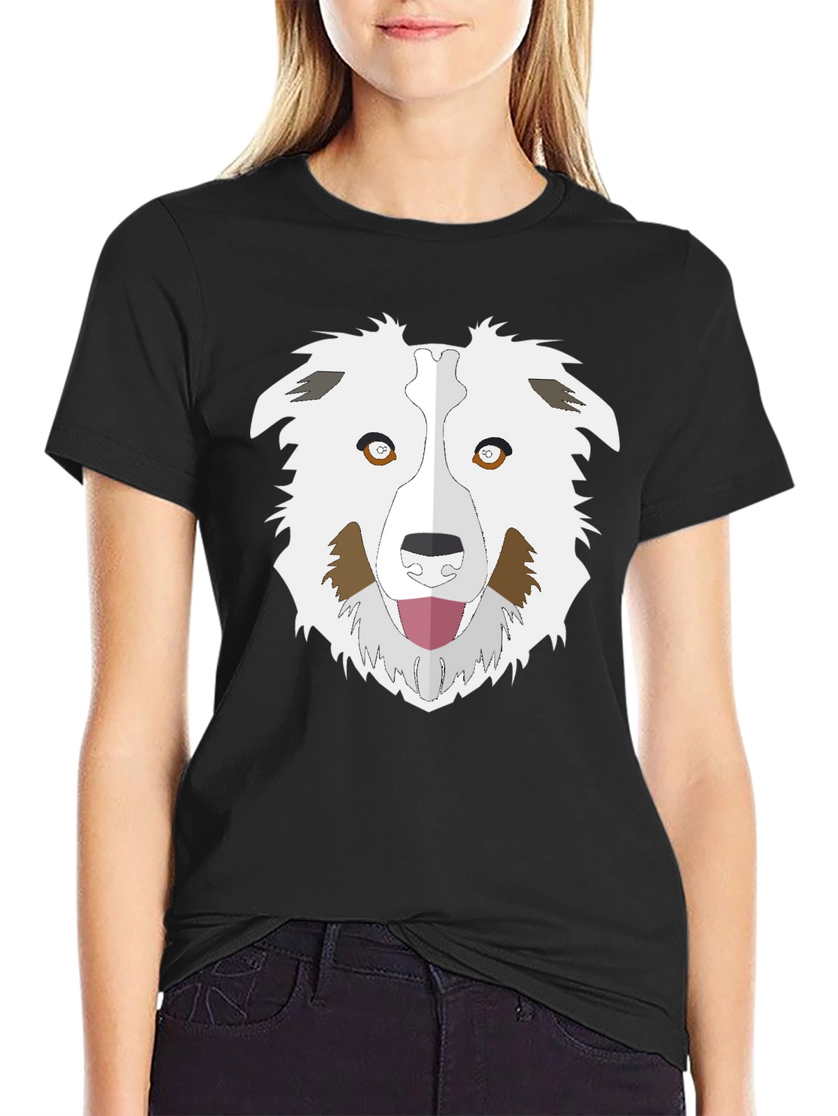 Dog Breed Graphic Tee - Black