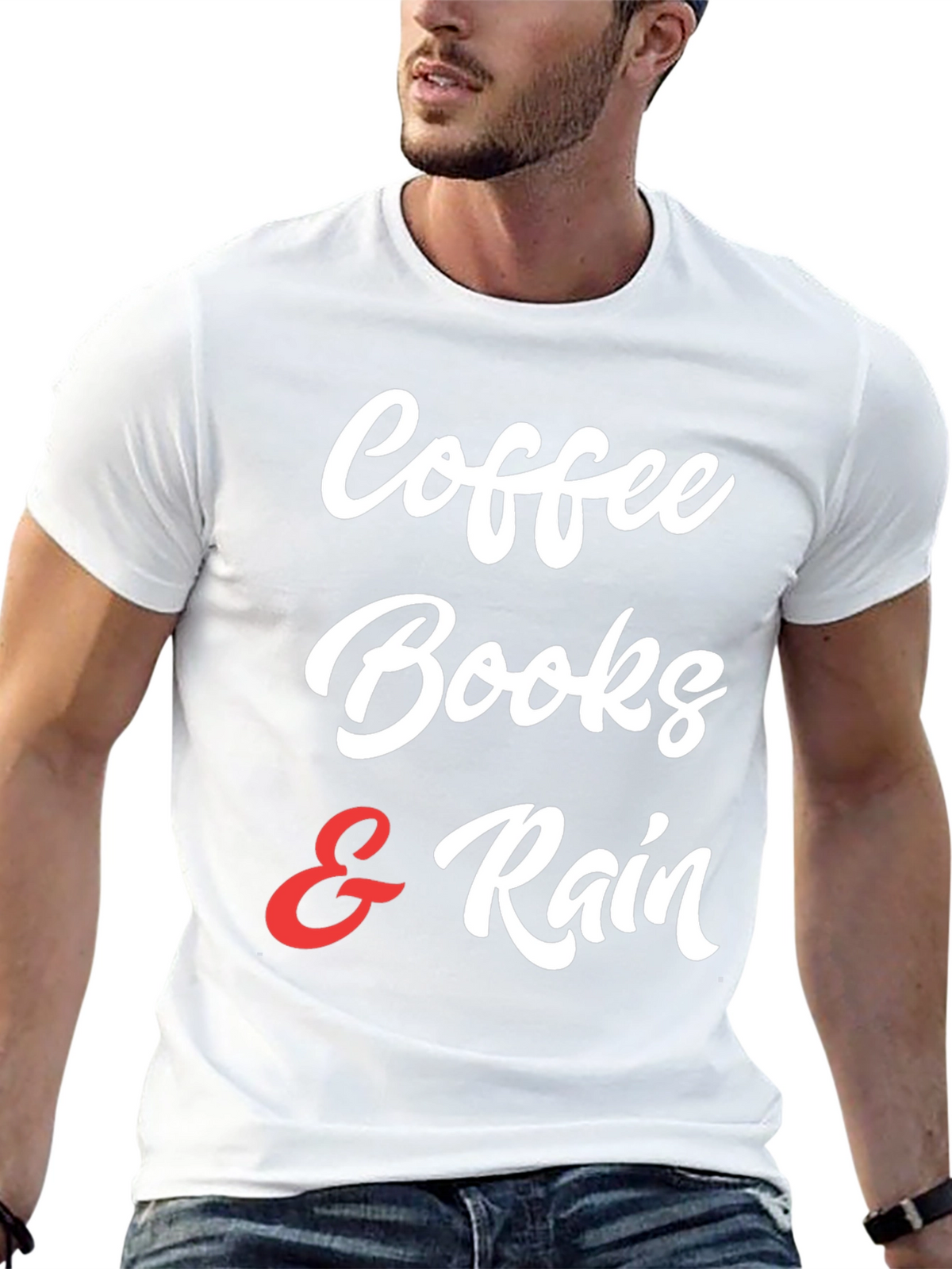 Coffee Books & Rain T-Shirt