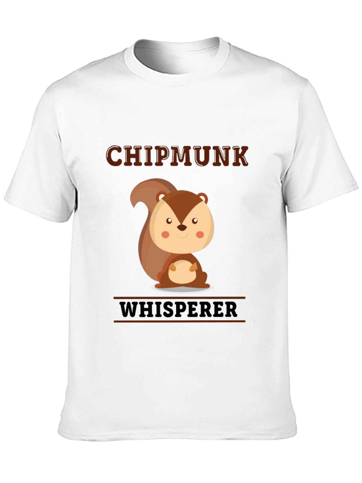 Chipmunk Whisperer Graphic T-Shirt - Cute Animal Tee