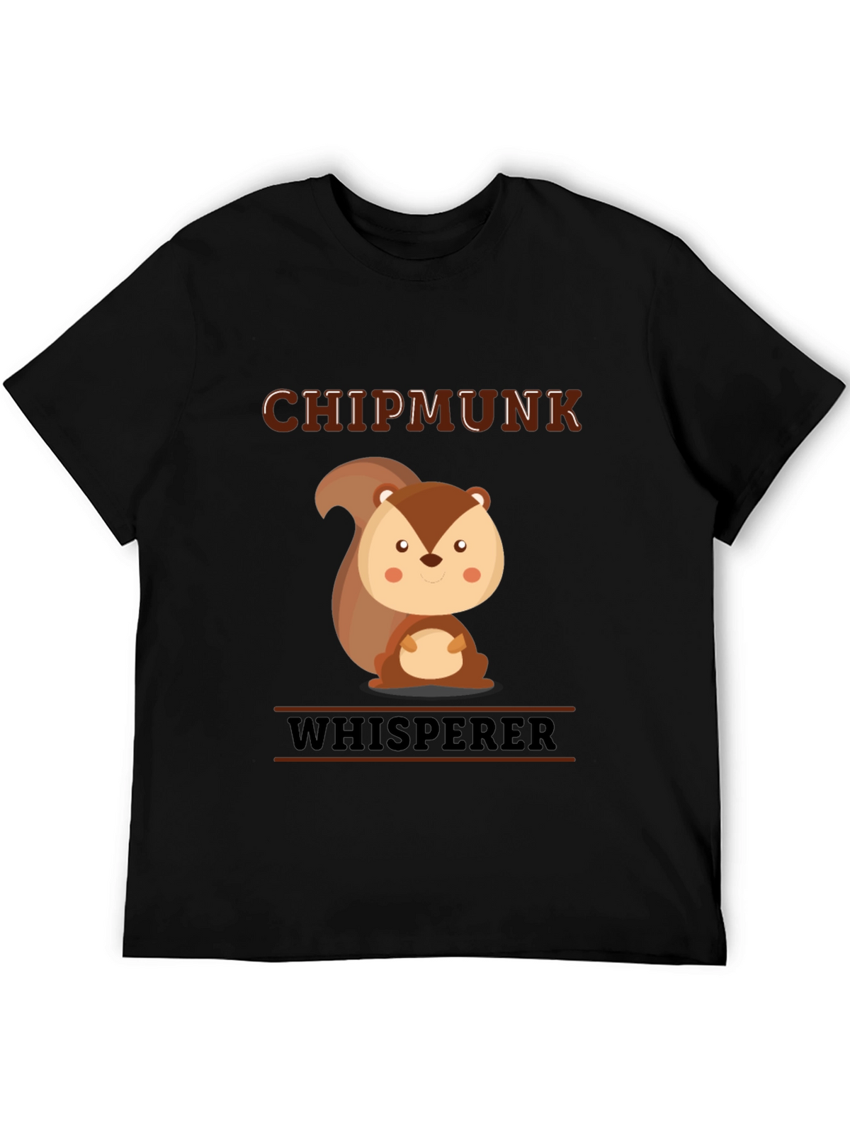 Chipmunk Whisperer Graphic T-Shirt - Cute Animal Tee