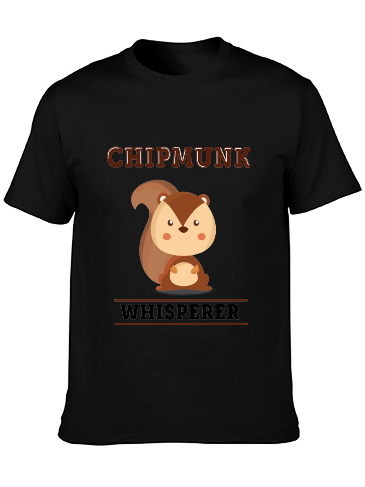 Chipmunk Whisperer Graphic T-Shirt - Cute Animal Tee