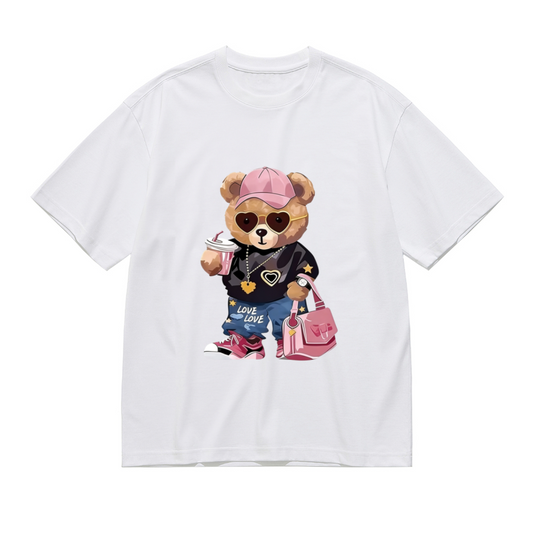 Dark Purple Magic Rose Moody Floral Graphic Tee