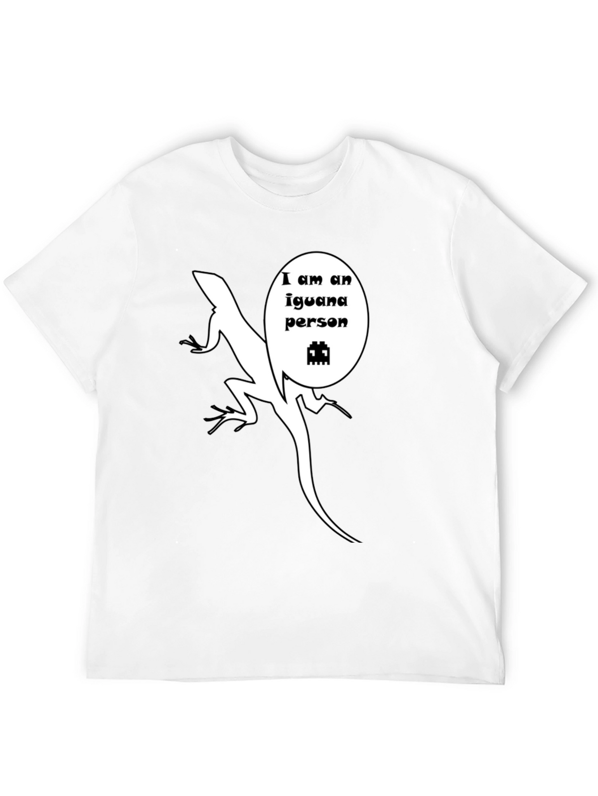 Iguana Person T-Shirt - Funny Reptile Graphic Tee