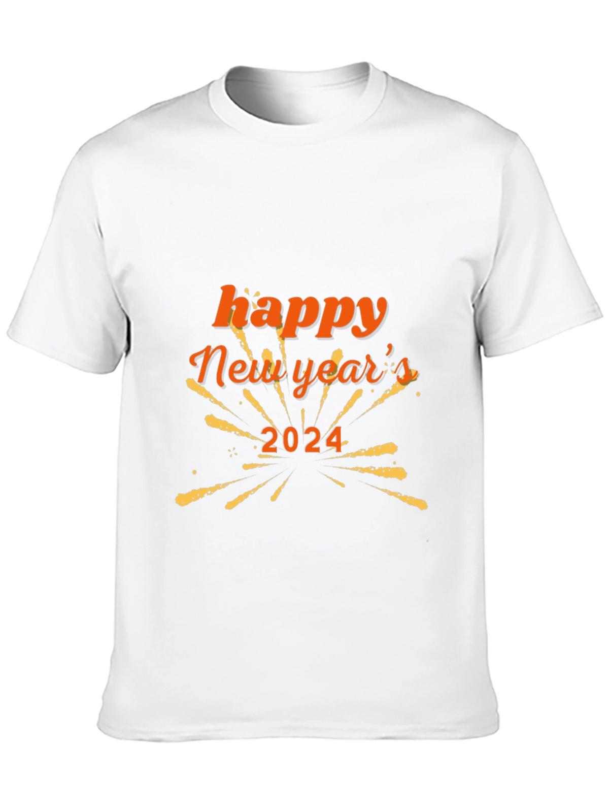 Happy New Year 2024 Black T-Shirt