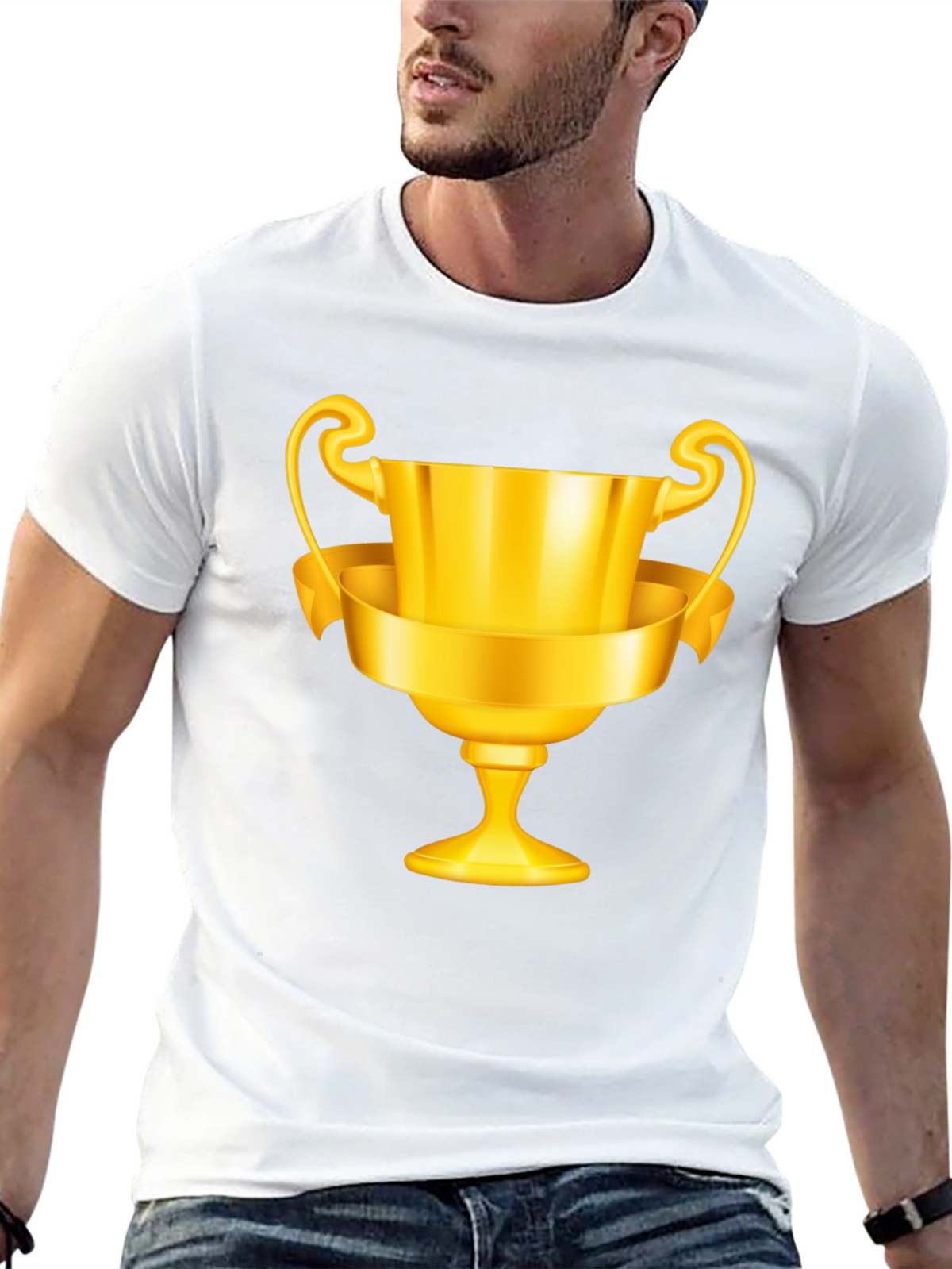 Trophy Graphic Black Tee