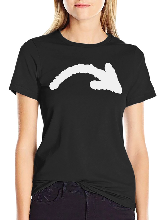 Arrow Graphic Black T-Shirt - Directional Style