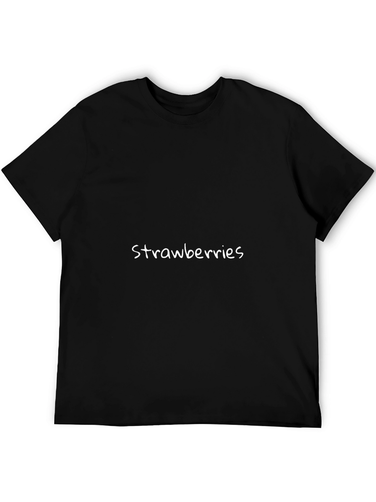 Strawberries Graphic Tee - Black
