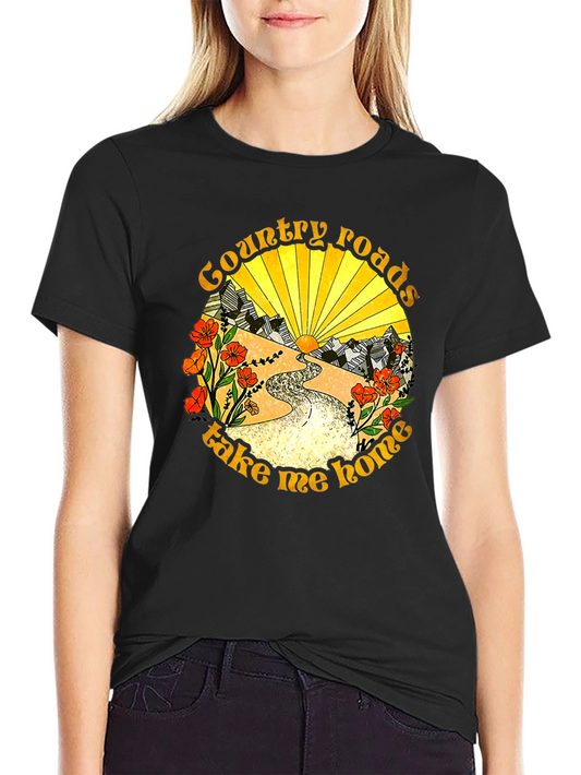 Country Roads Graphic Tee - Take Me Home