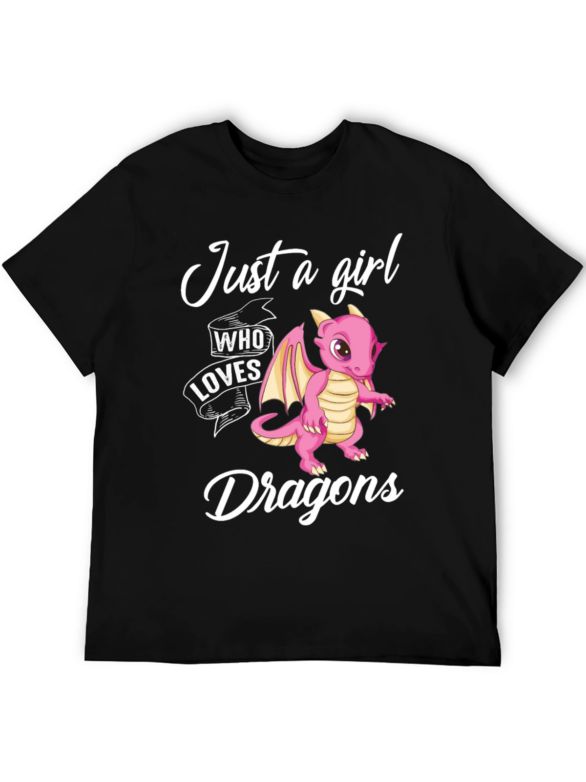 Just a Girl Who Loves Dragons T-Shirt