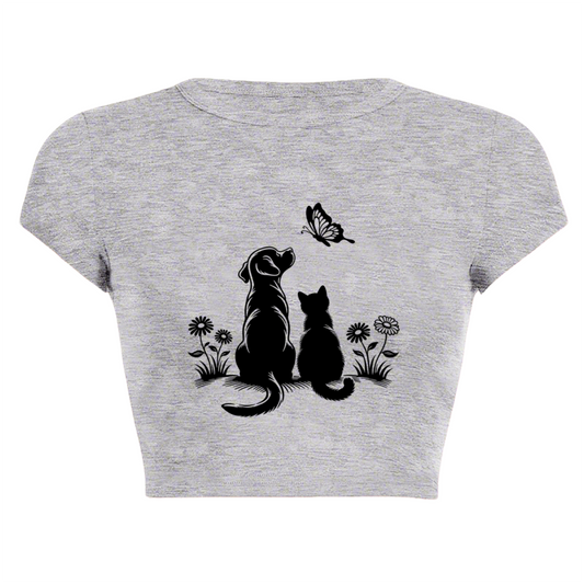 Don¡¯t Judge Women By Pounds Body Positive Black Crop Tee